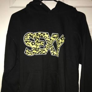 2 pc Black Sweatsuit