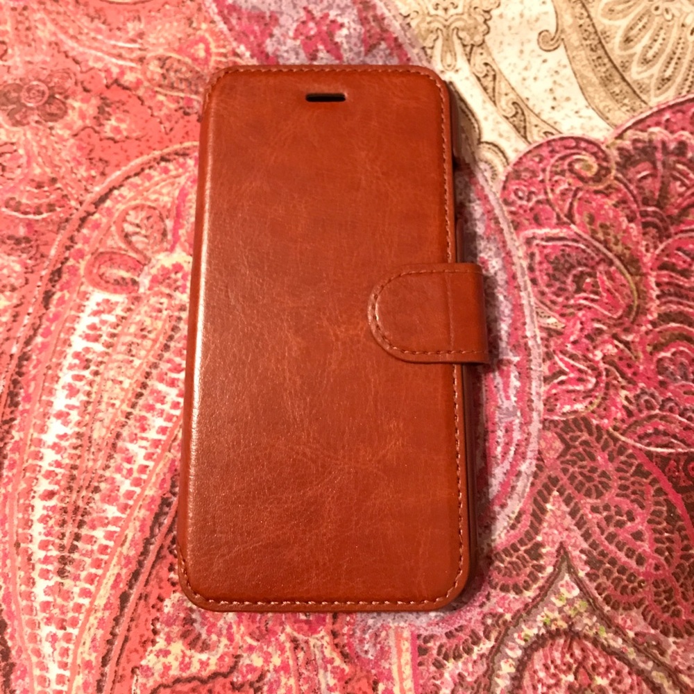 Brown leather iPhone 6/6s Case- NWOT