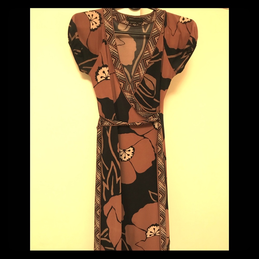 NWOT BCBGMAXAZRIA short wrap dress