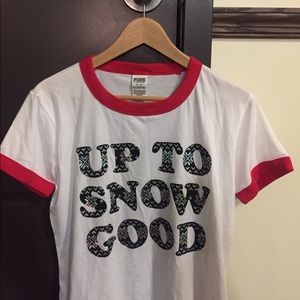 Victoria's Secret Pink Christmas T-shirt