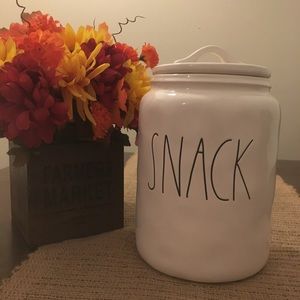 Rae Dunn "Snack" Canister