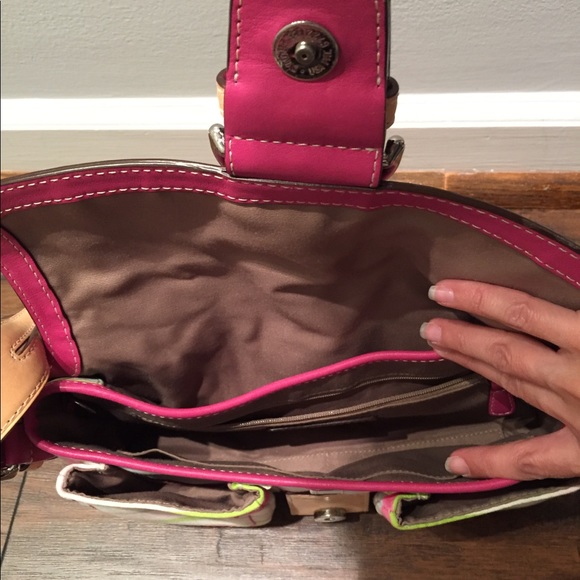 Coach soho flap multi stripe bag - Picture 2 of 4