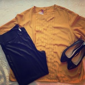 Mustard Yellow Blouse