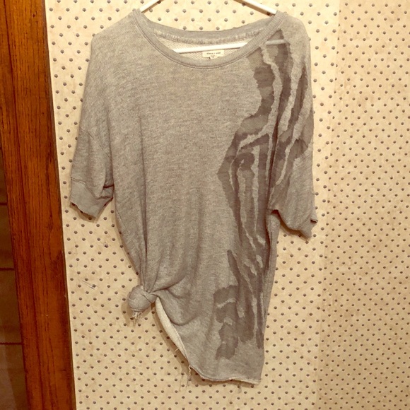 silence + noise Tops - Urban Outfitters Grey Sweater Tee