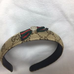 Gucci Kids Girls headband Natural with bow