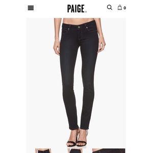 NWOT Paige Skyline Skinny Jeans, Mona Wash