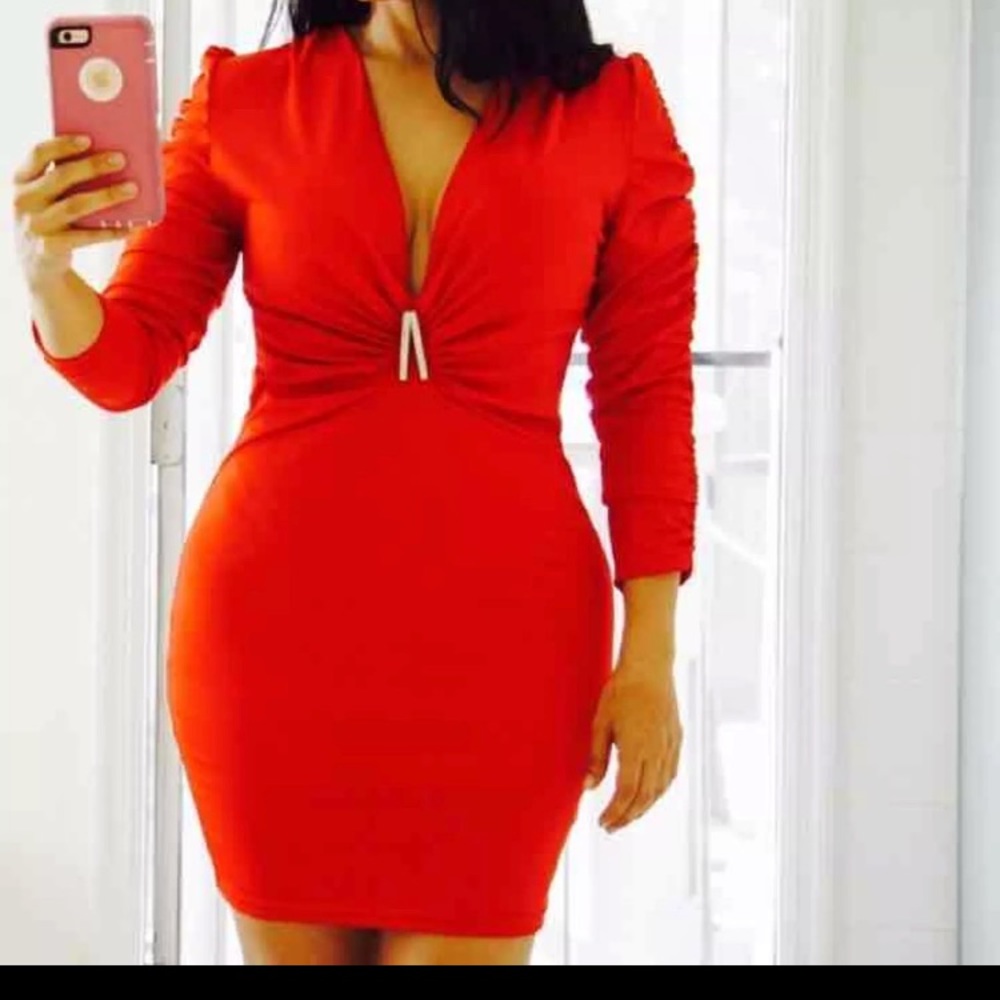 Red dress