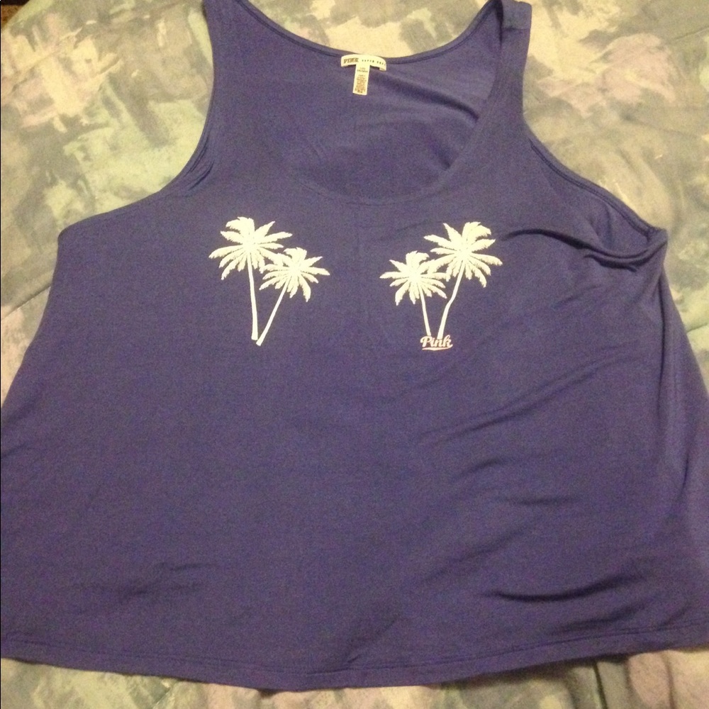 VS Pink crop tank