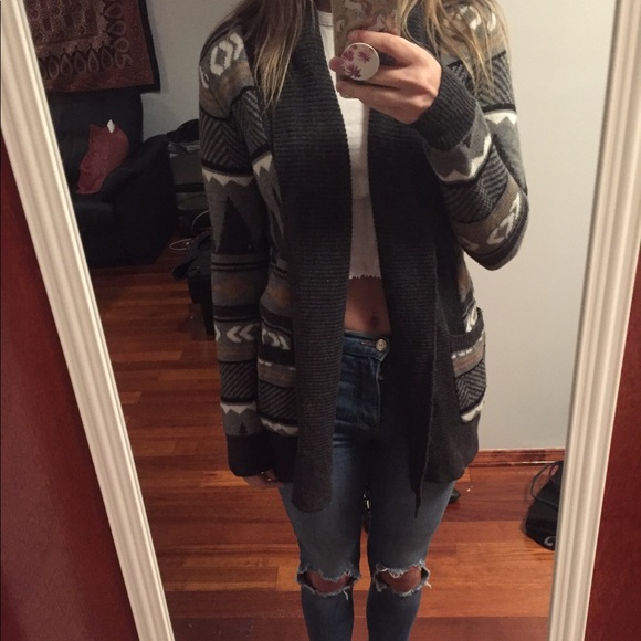 Jack by BB Dakota Wool Blend Aztec Sweater - Picture 2 of 3