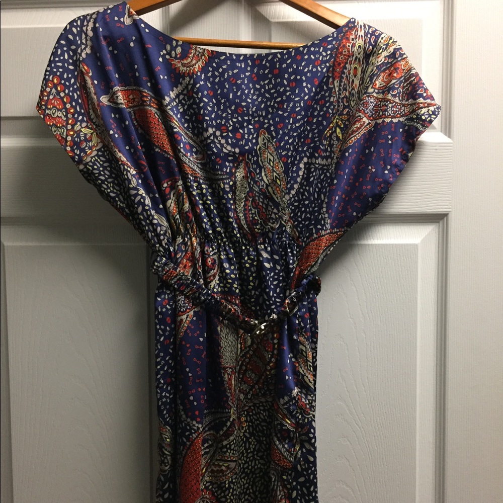 Orion silk pattern tunic