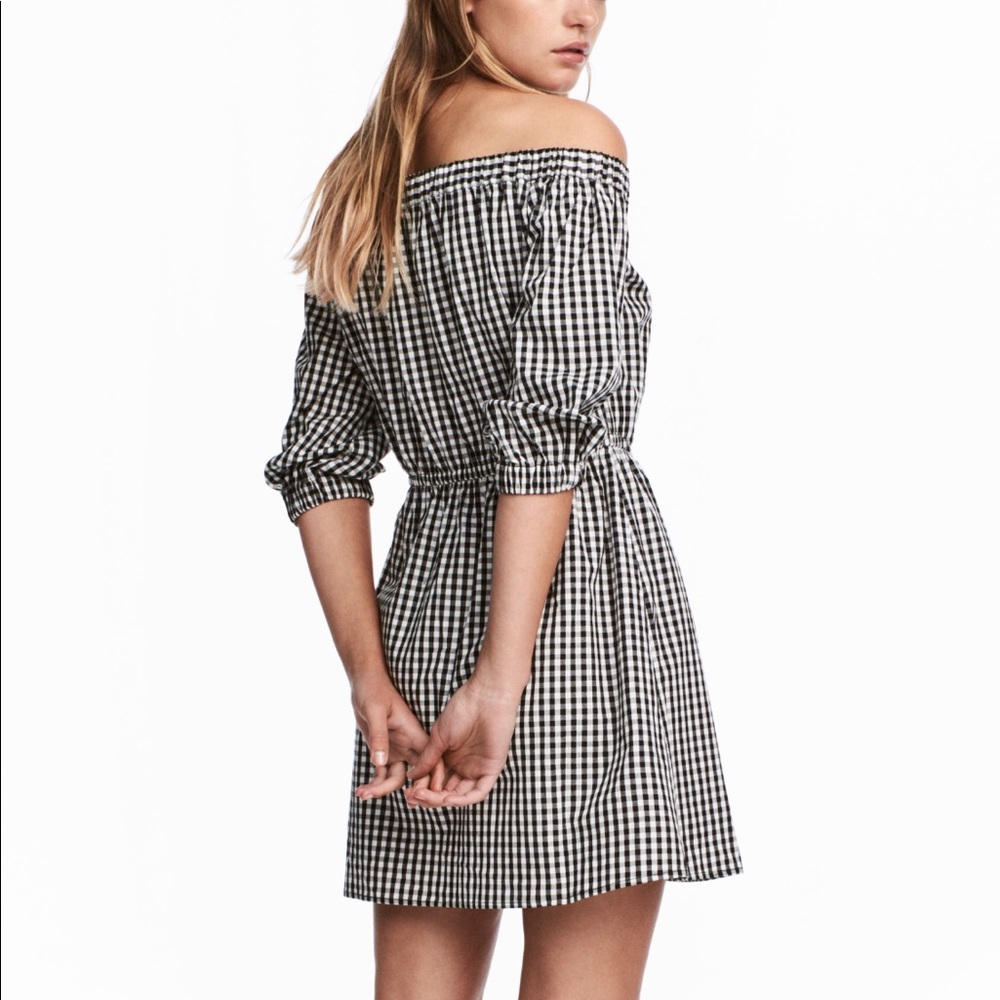 off the shoulder dress