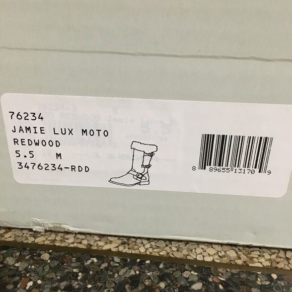 Frye Jamie Luxe Genuine Rabbit Fur Moto Boot sz5.5 - Picture 8 of 8