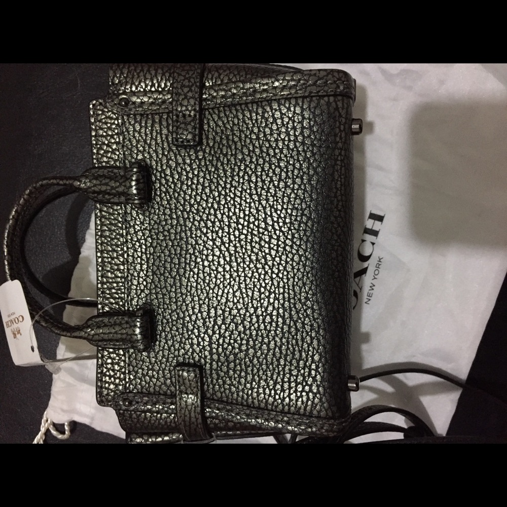 Coach Mini Swagger Handbag - Picture 4 of 5