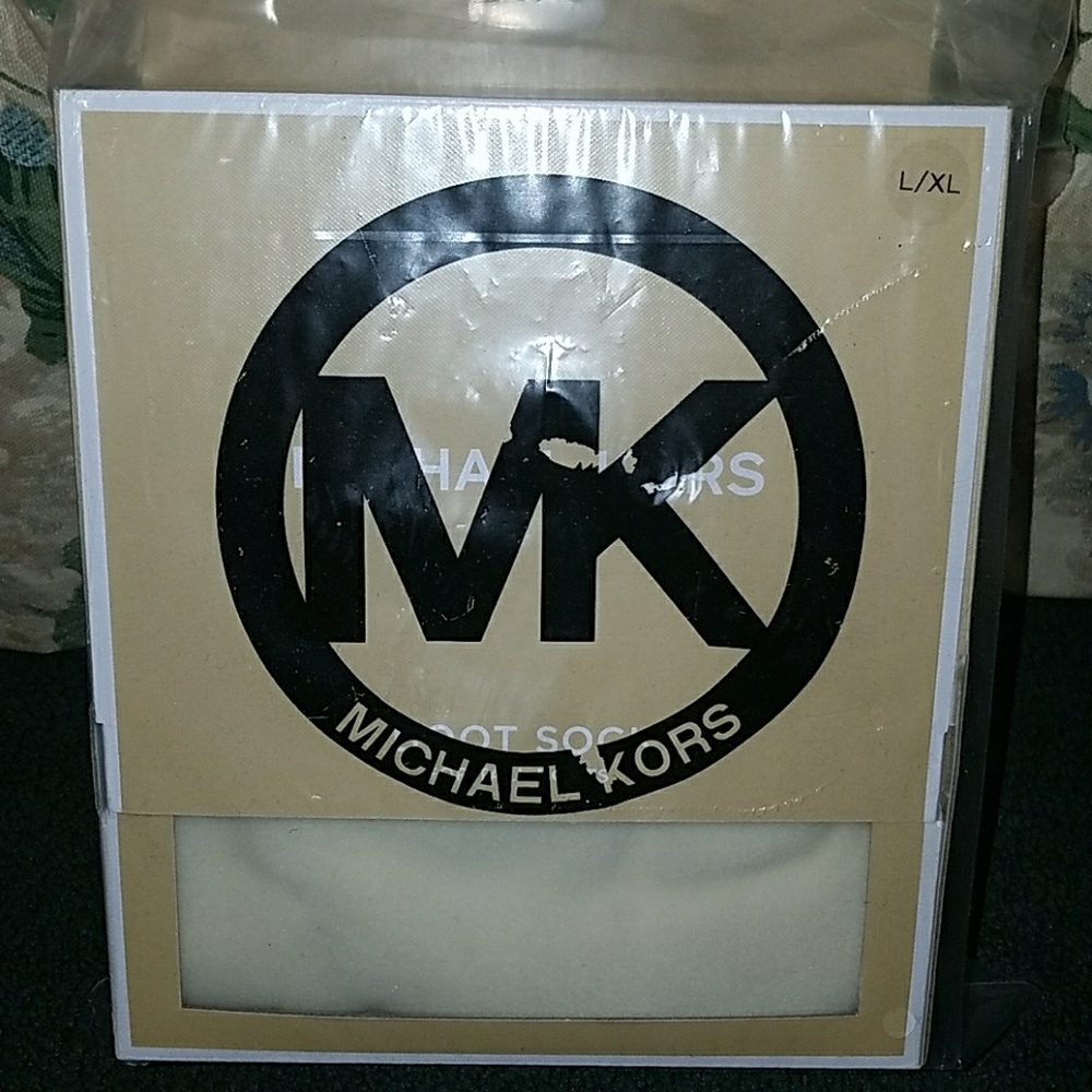 MK Ribbed Boot Sock