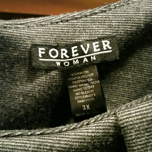 FOREVER WOMAN SLEEVELESS GREY DRESS - Picture 3 of 4