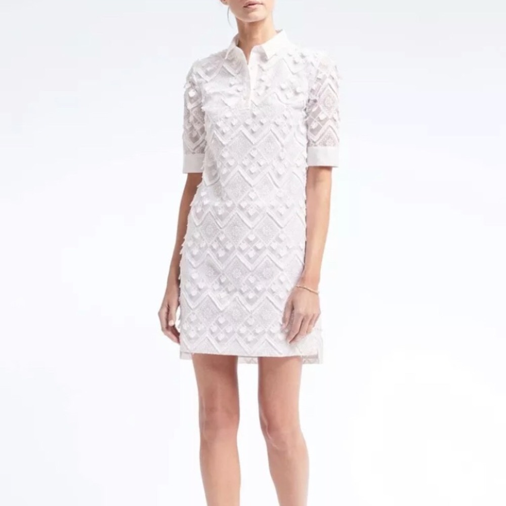Banana Republic Embroidered Dress—sold