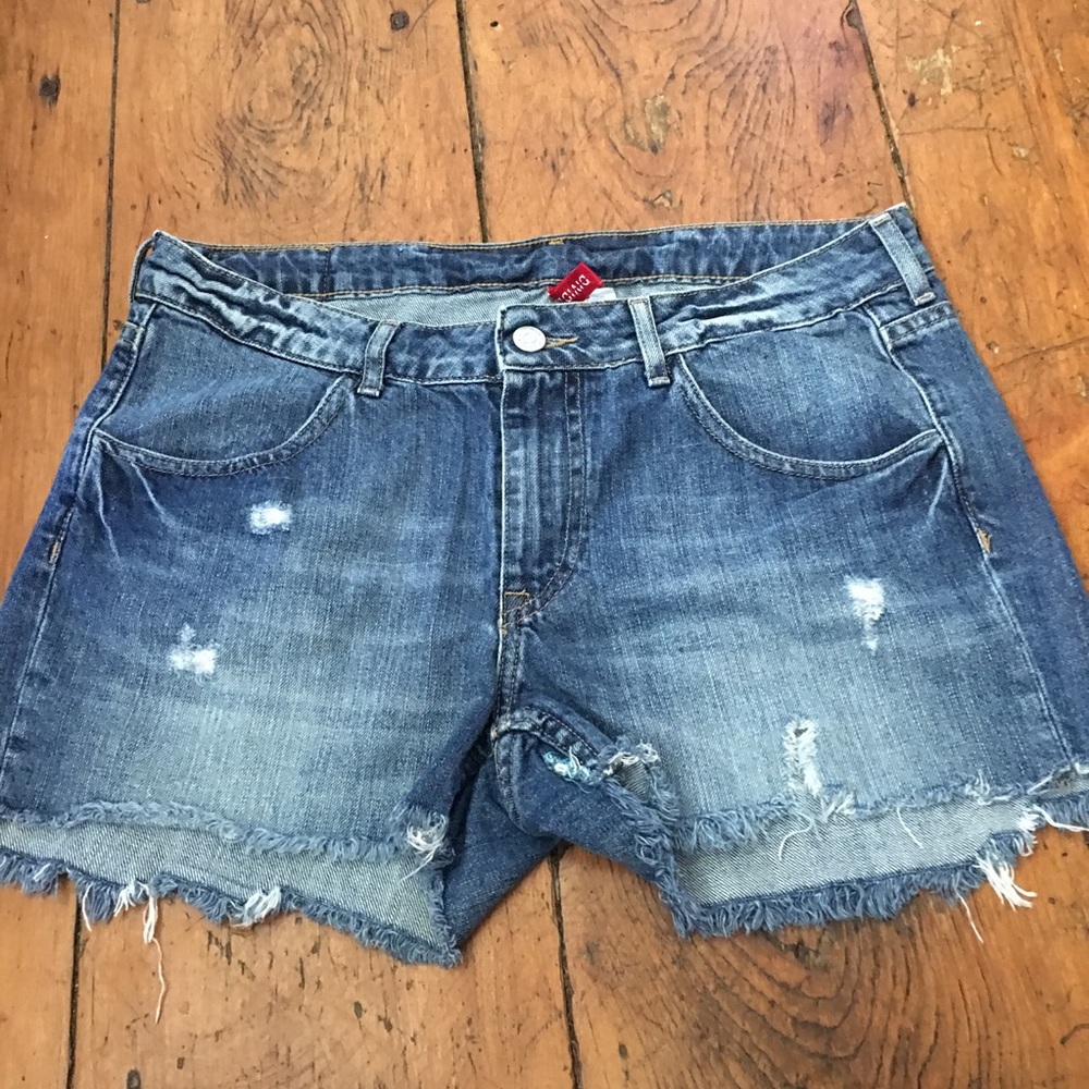 Love Me Love You jeans shorts.