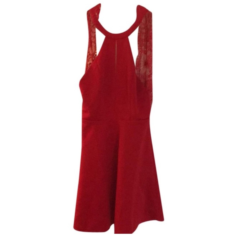Lulu’s Red halter dress