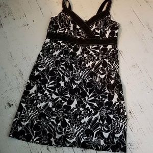 Black and white dress