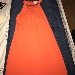 MK orange dress