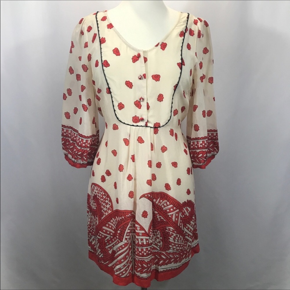 Anthropologie 100% silk blouse