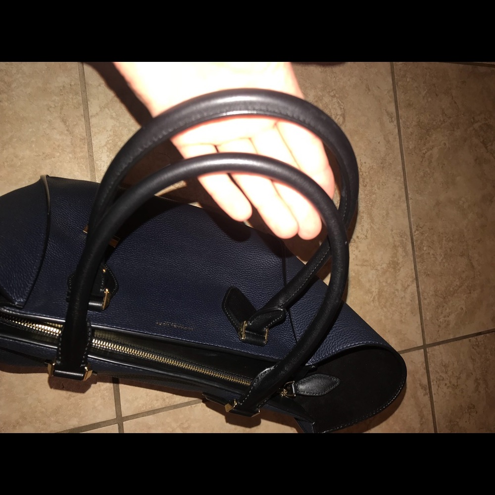 Michael Kors collection Gracie $1190 navy large - Picture 7 of 8