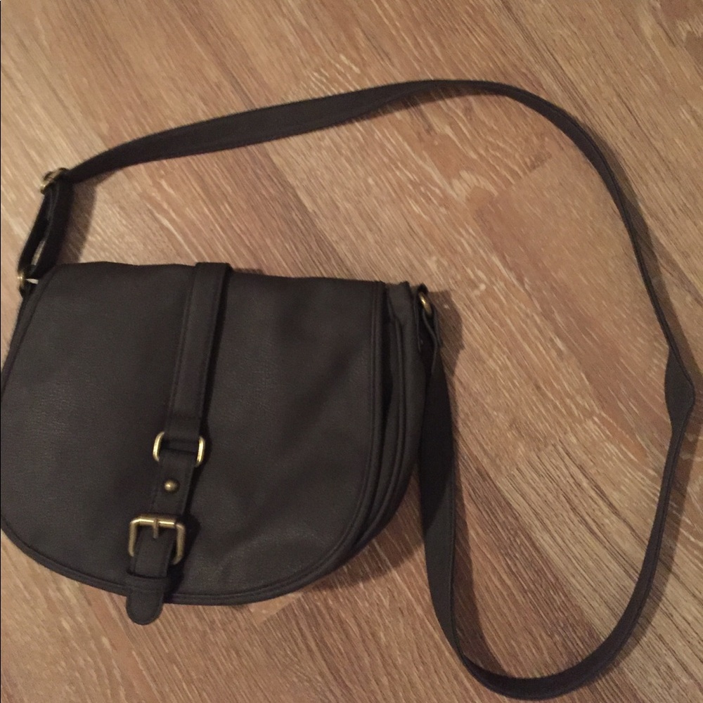 Gray crossbody... excellent like new condition