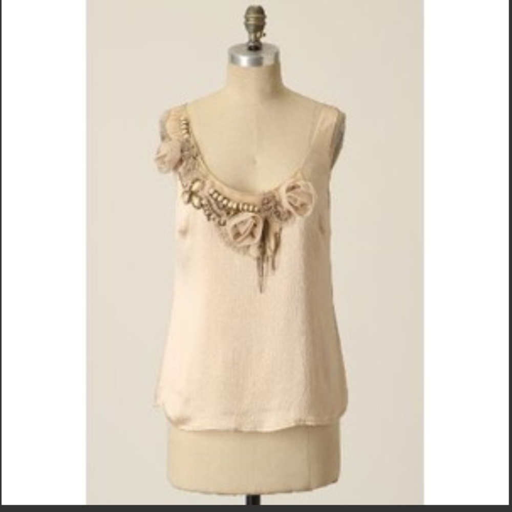 Anthropologie Snowscape Tank