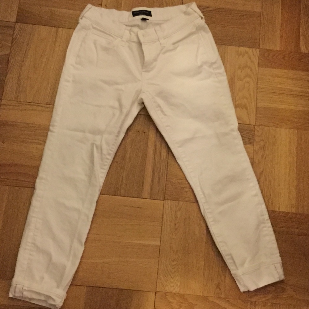 White Capri Pants