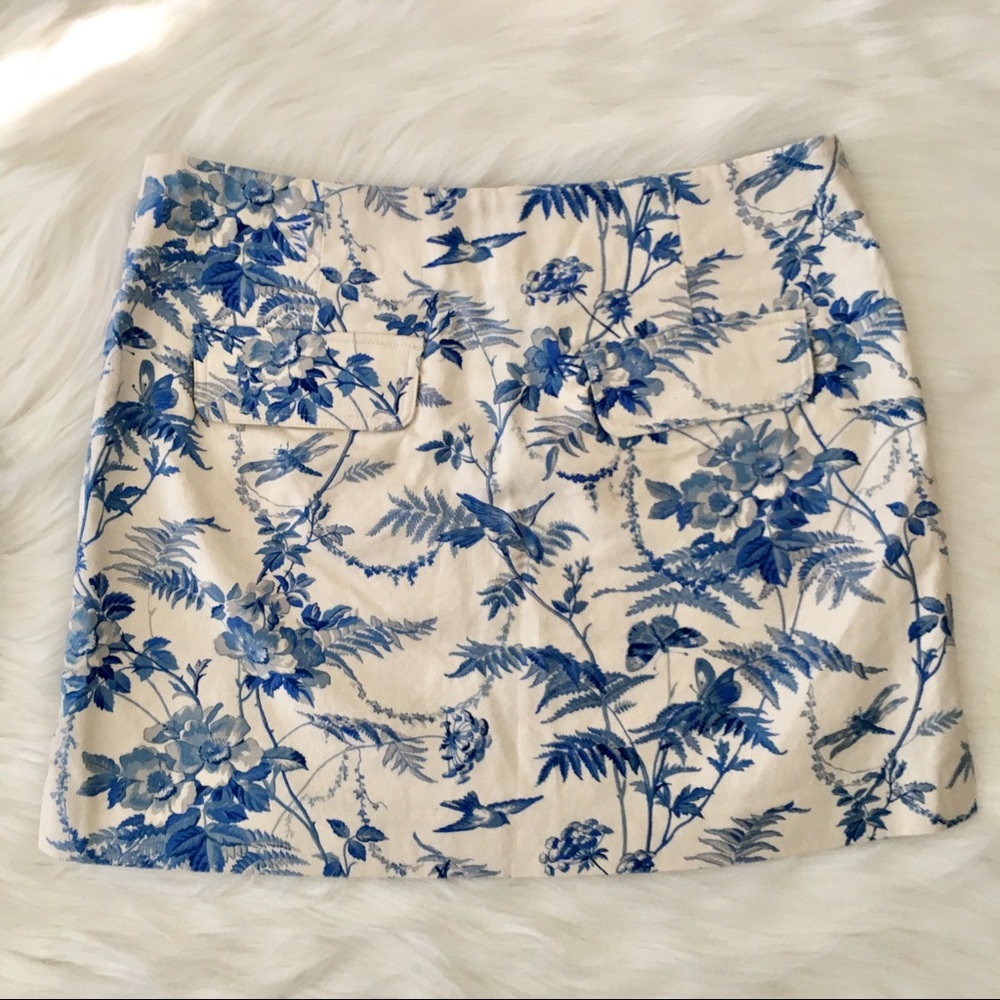Express Vintage Print Mini Skirt - Picture 4 of 6