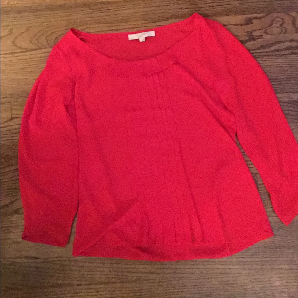 Red LOFT Blouse