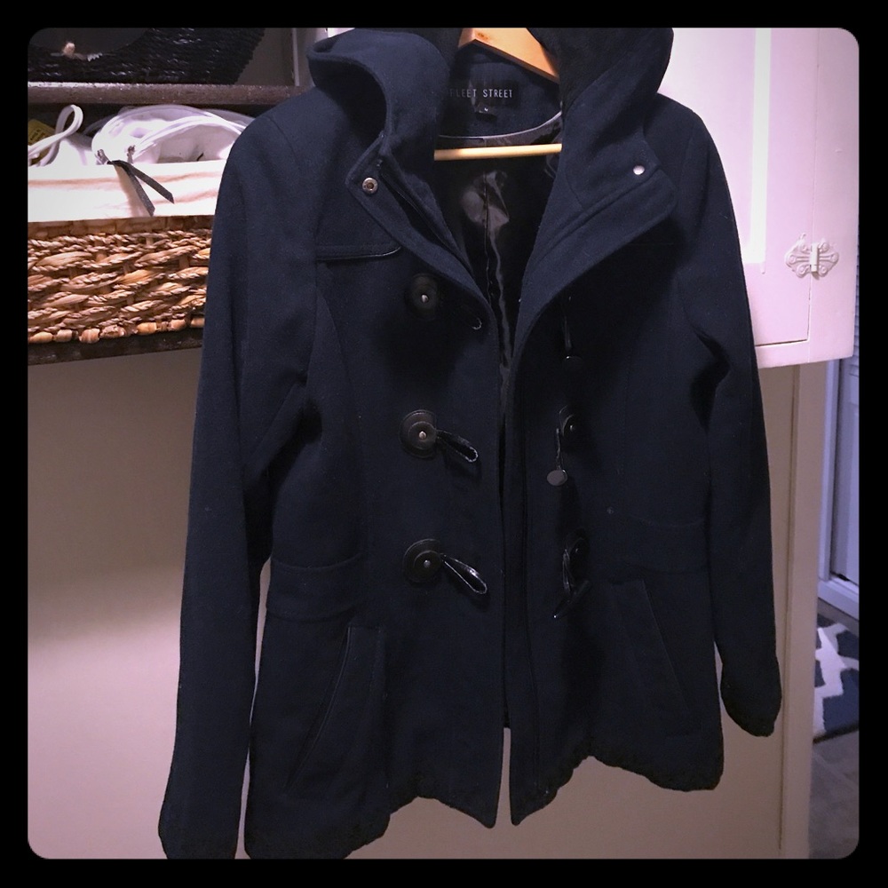 Navy Fleet Street pea coat