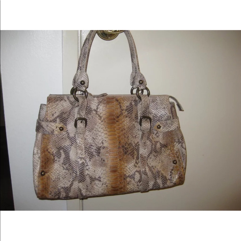 Forth & Towne Lizard Snake Print Handbag. - image 1