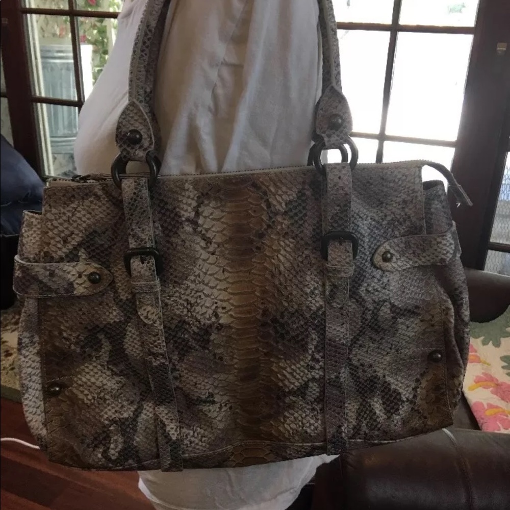 Forth & Towne Lizard Snake Print Handbag. - image 4