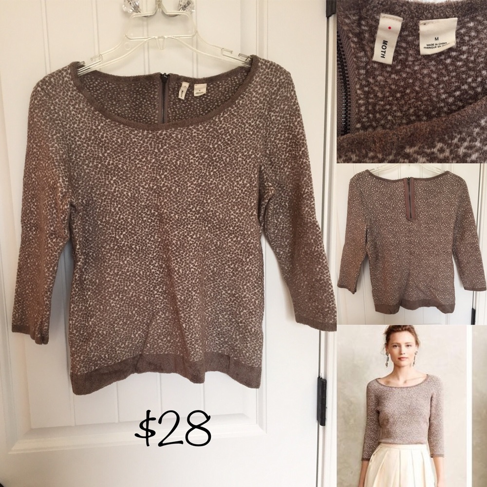 Anthropologie: Moth Brand Sweater Blouse