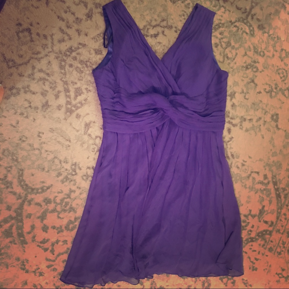 Donna Ricco Cocktail Dress, 20W, Purple Blue