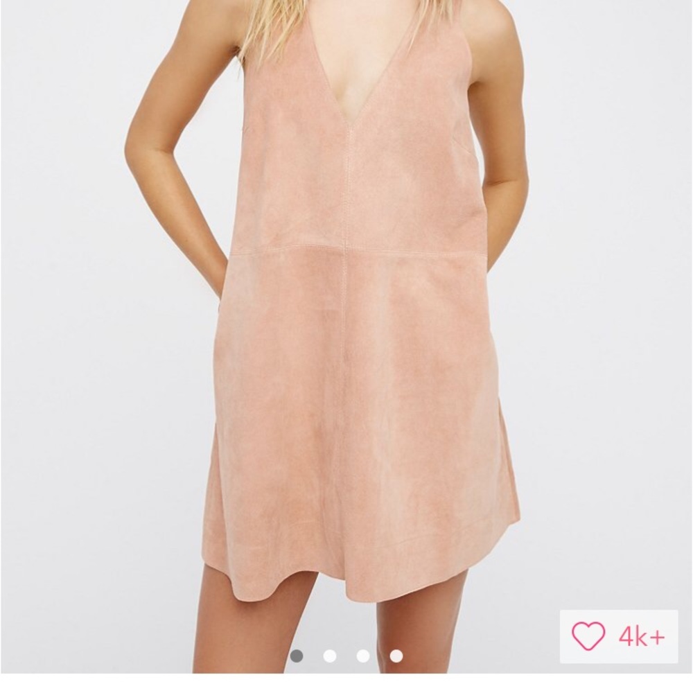 Free people retro love suede dress