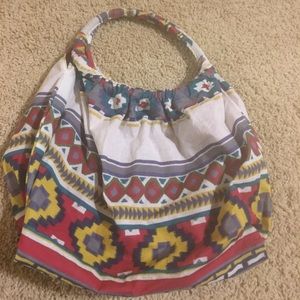 Tribal print purse