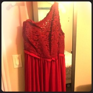 David’s bridal short bridesmaids dress