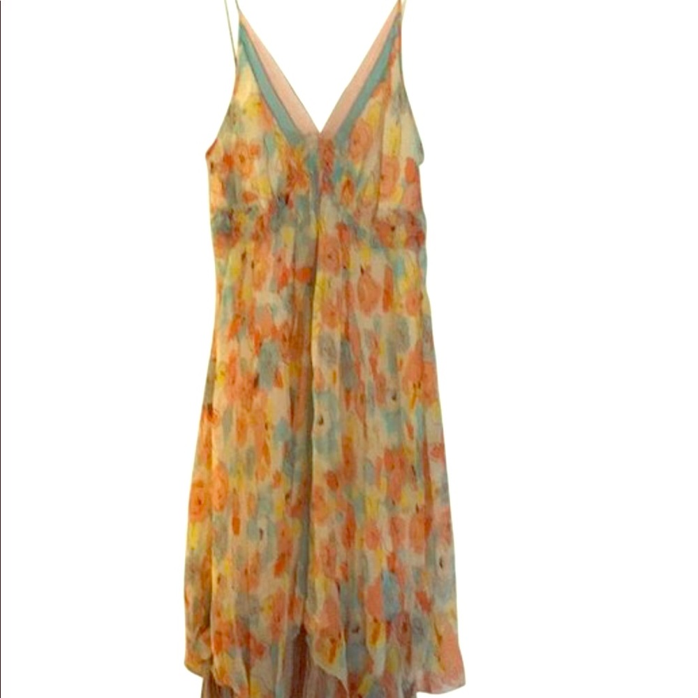 4 Love and Liberty Silk Floral Dress