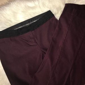 Like New Burgundy w/Black Columnist Express Pants