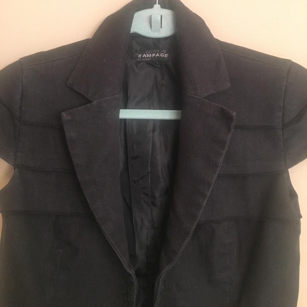 Edgy Armor-Like Blazer Vest