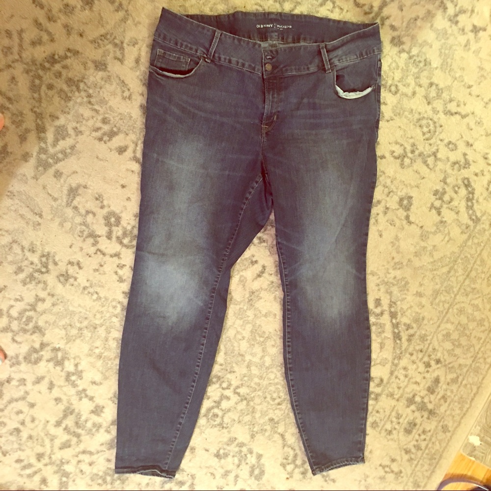 Old Navy Rockstar Jeans, Size 24 Long