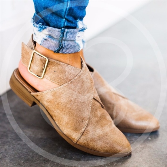 AVA Slip-on Flats - TAUPE - Picture 4 of 5