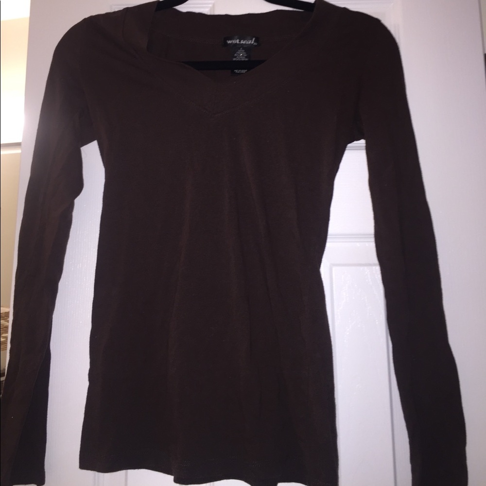 V neck long sleeve