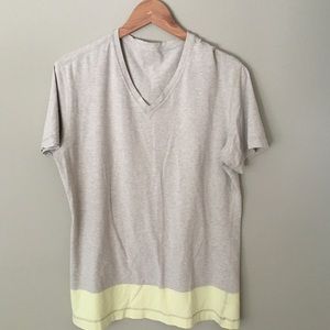 Lululemon Tan Yellow Short Sleeve Tee Sz. 10