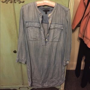Chambray j crew dress