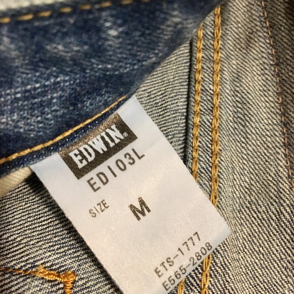 Men’s Medium Wash Straight Edwin Denim - Picture 4 of 4