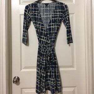 Midi wrap dress