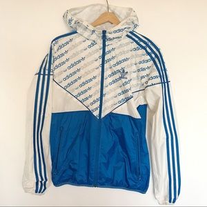 Adidas Windbreaker Jacket with Hood S